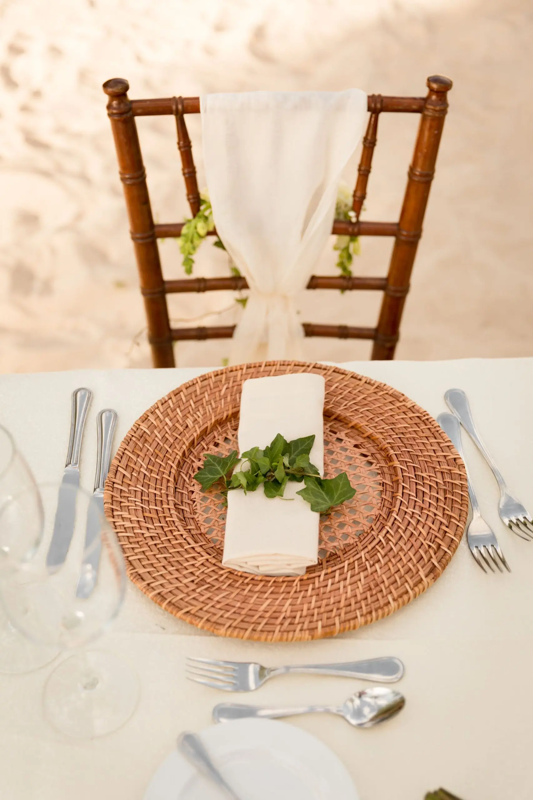 Wedding decor at our destination wedding resort