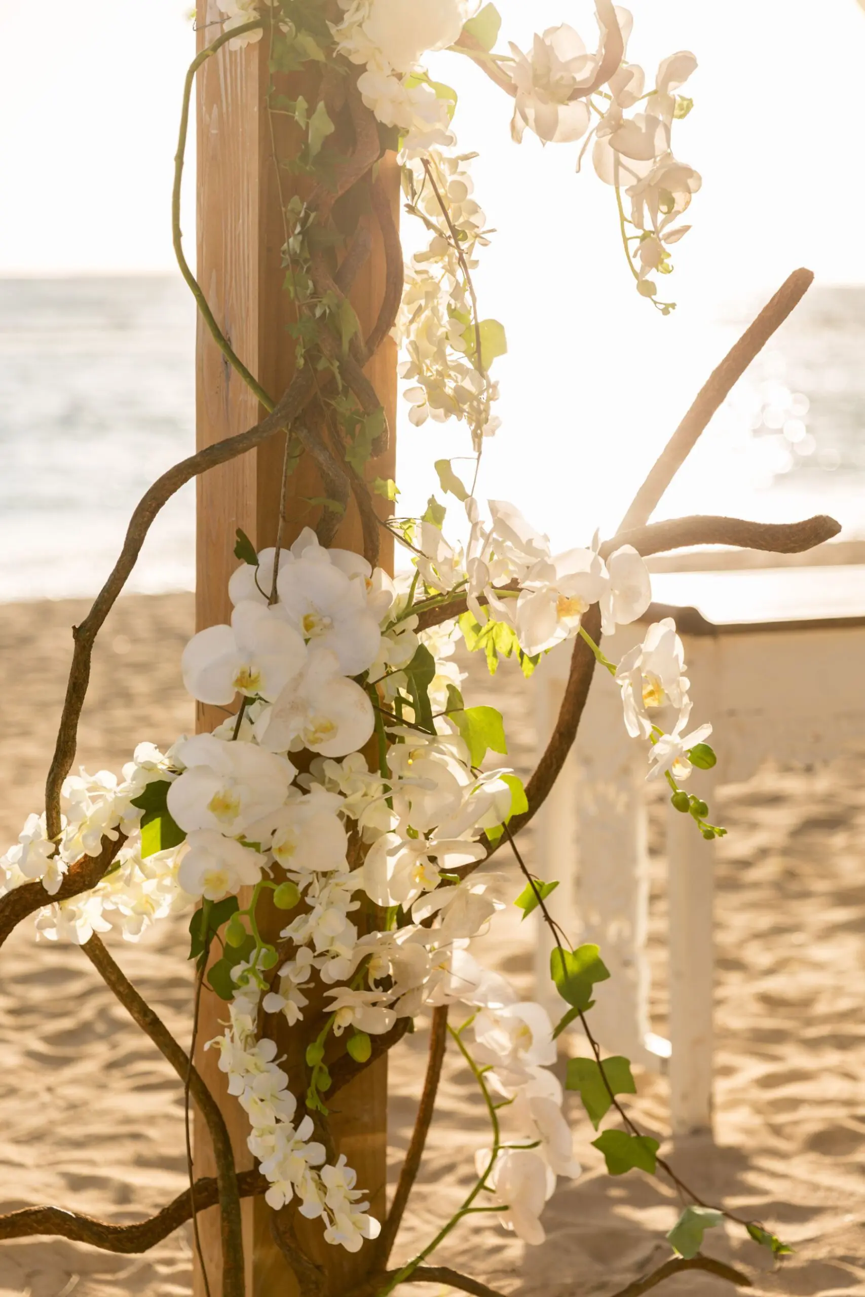 Wedding decor at our Caribbean beach resort