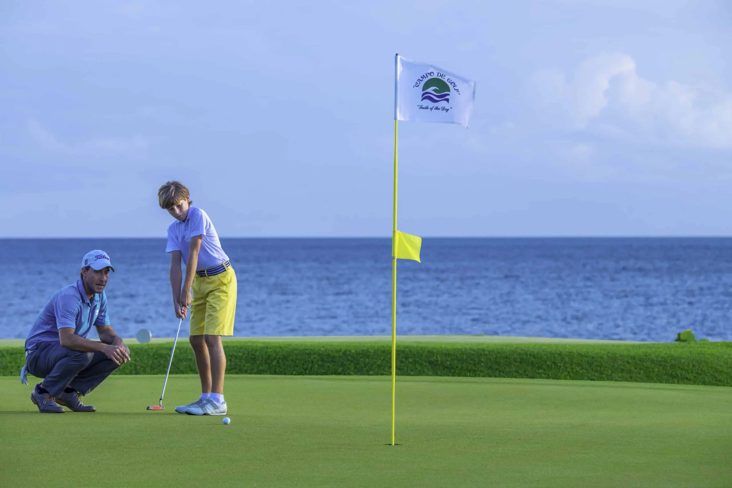 Junior Golfer on Teeth of the Dog®