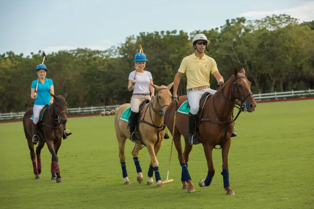 Casa de Campo guests enjoying equestrian and polo in the Dominican Republic