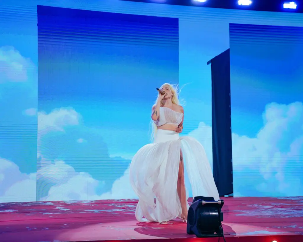 A performance at the 2025 Latin American Fashion Awards at Casa de Campo in La Romana