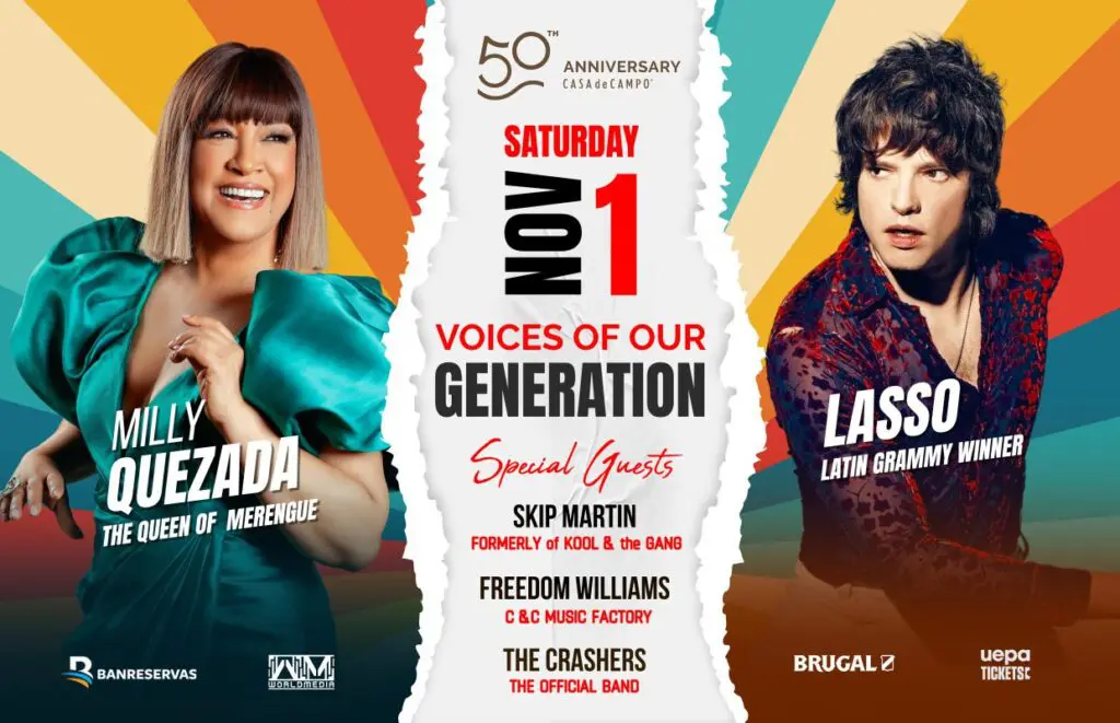 Dominican superstar Milly Quezada and Latin Grammy winner, Lasso