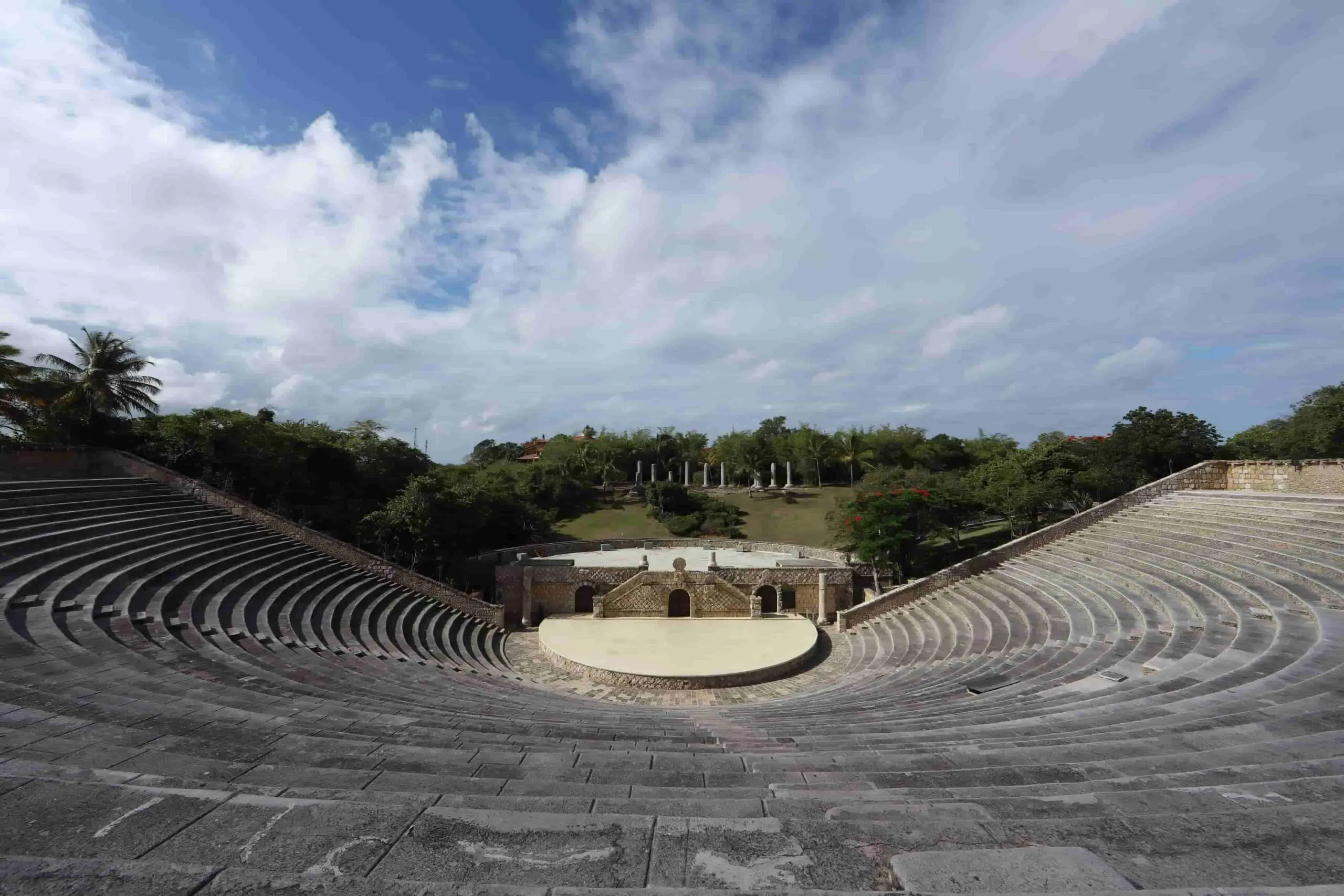The Anfiteatro amphitheatre in Altos de Chavon, Dominican Republic.