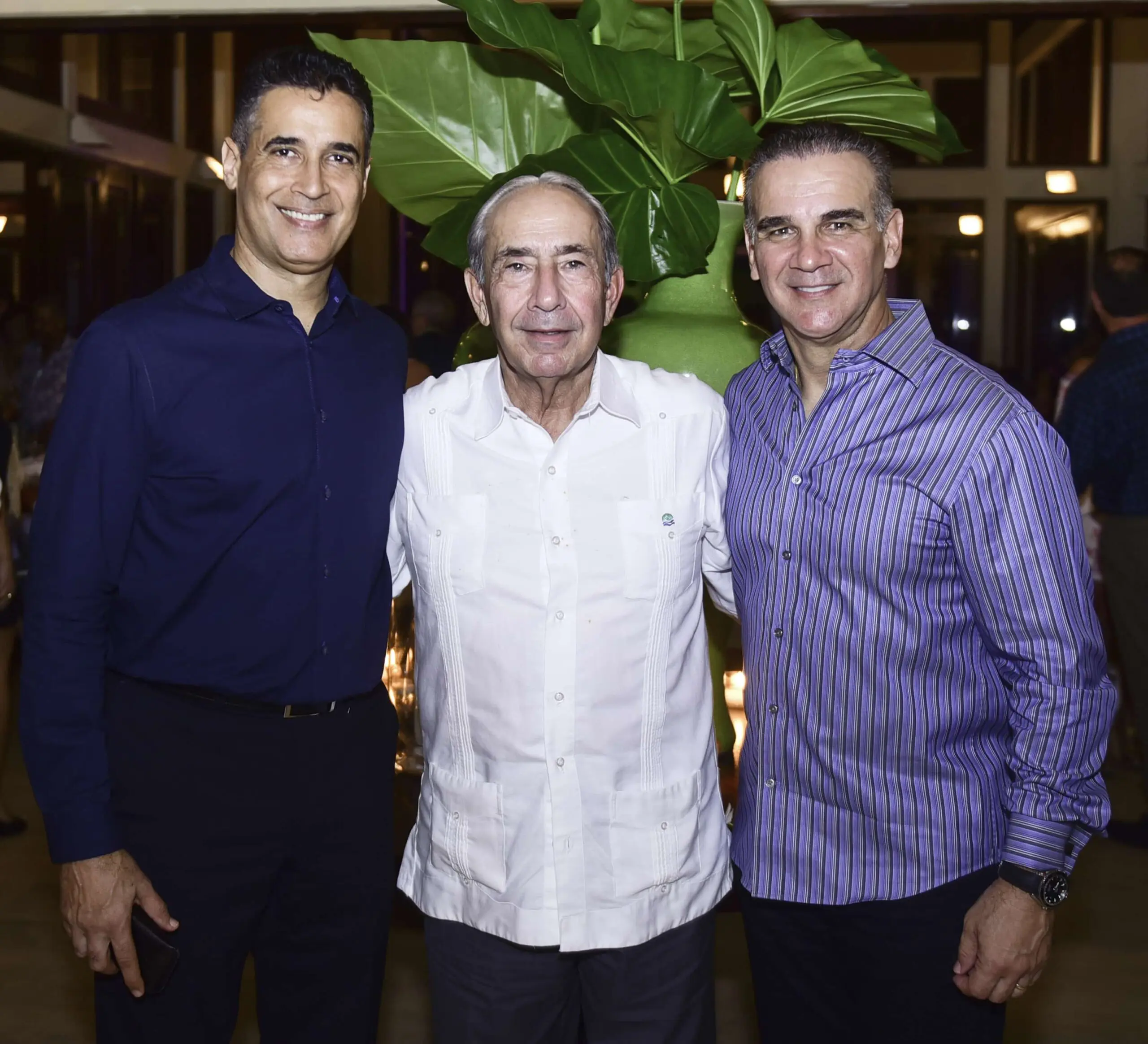 Andrés Pichardo, Alfonso Paniagua, Juan Velázquez durante la Fiesta de Dueños 2017