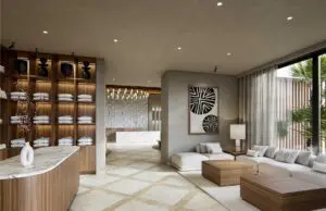 Lounge Area in the Spa at Our Caribbean Resort