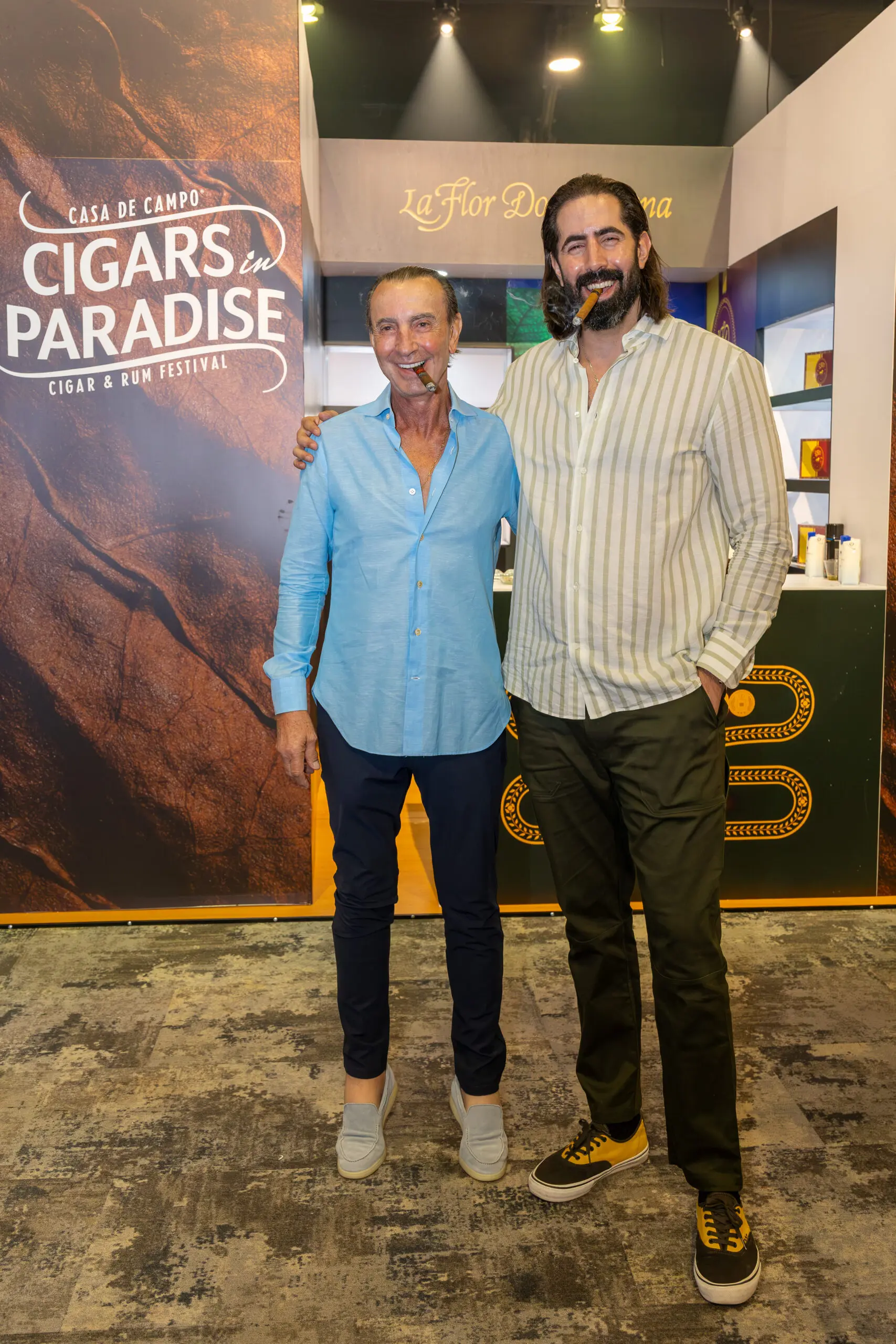 LitoGomez,TonyGomez At Cigars in Paradise in Casa de Campo