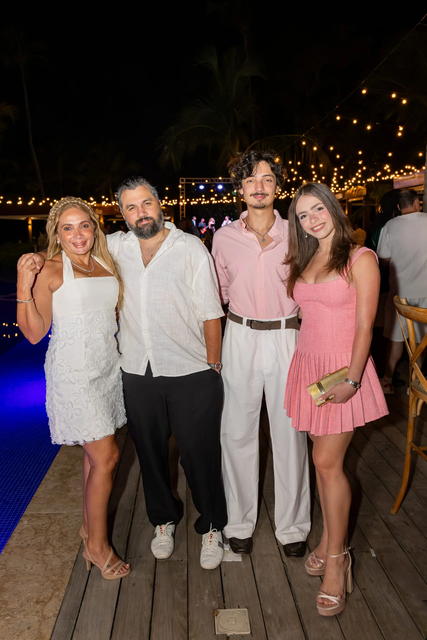 LoidadeKycek,SebastianAbreu,ChristianKycek,VictoriaUmpiere at Cigars in Paradise in Casa de campo