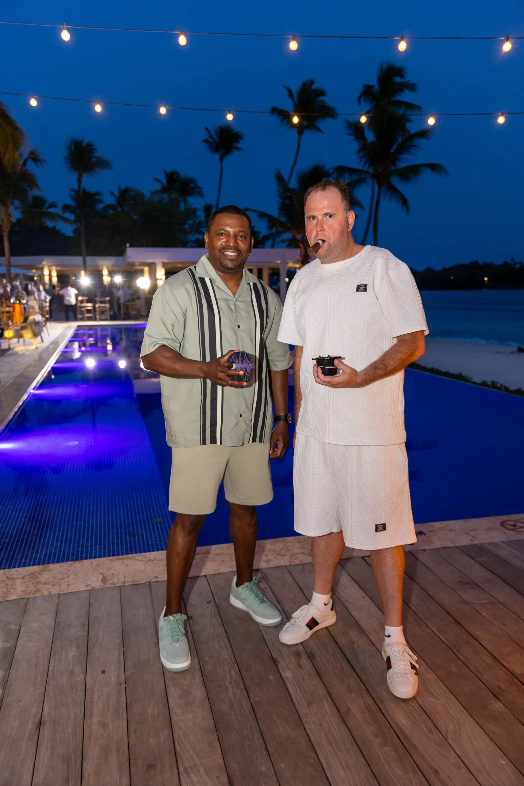 MekhiPhifer,NathanMonoshevich at Cigars in Paradise in Casa de Campo