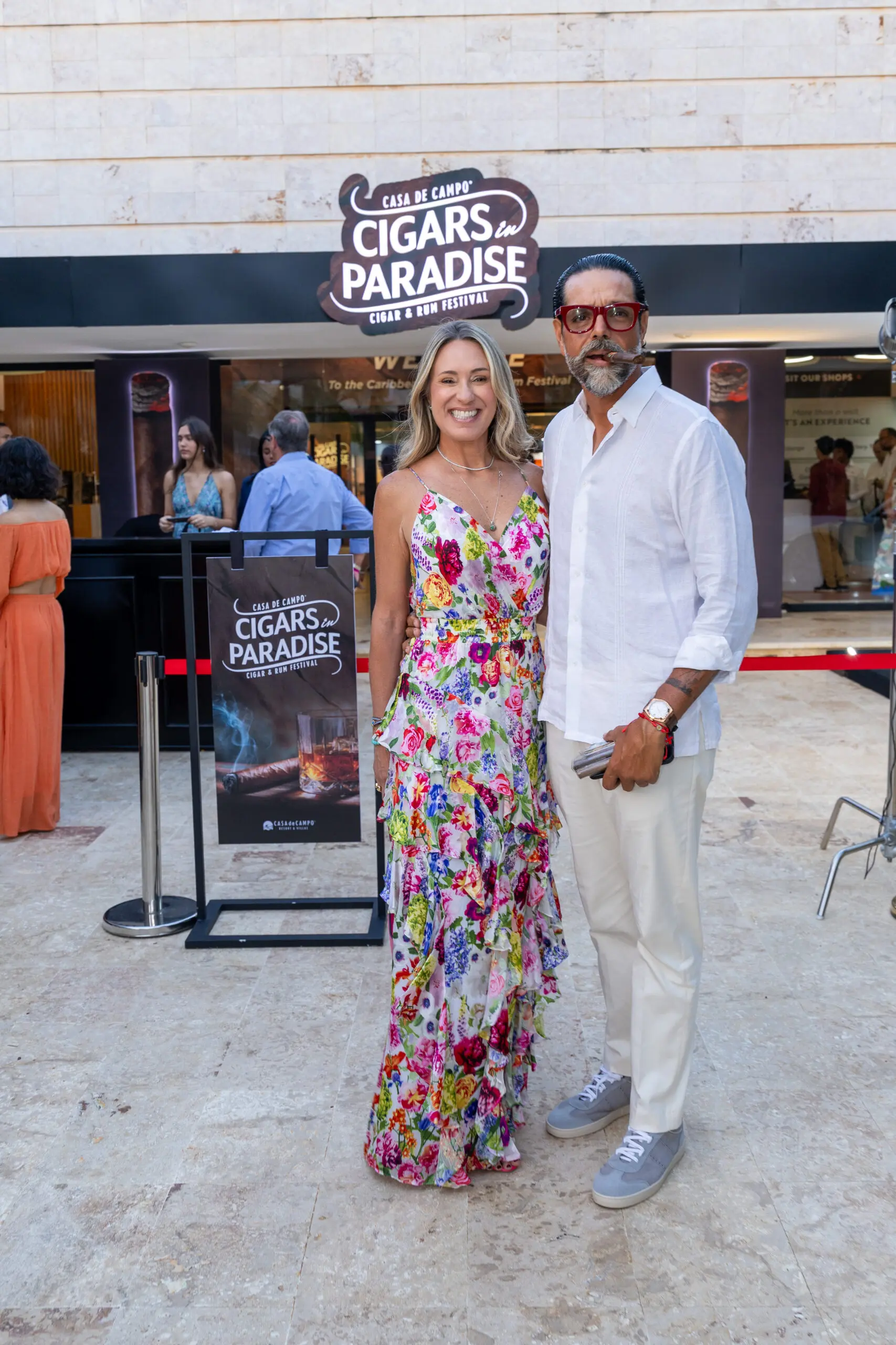 RaquelQuesada,HaroldCuellar at Cigars in Paradise in Casa de Campo