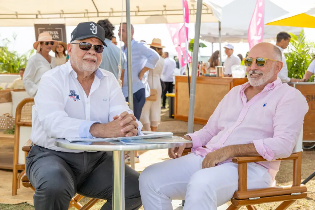 Dr. Jose Lopez and Fabricio Schettini at a Casa de Campo event