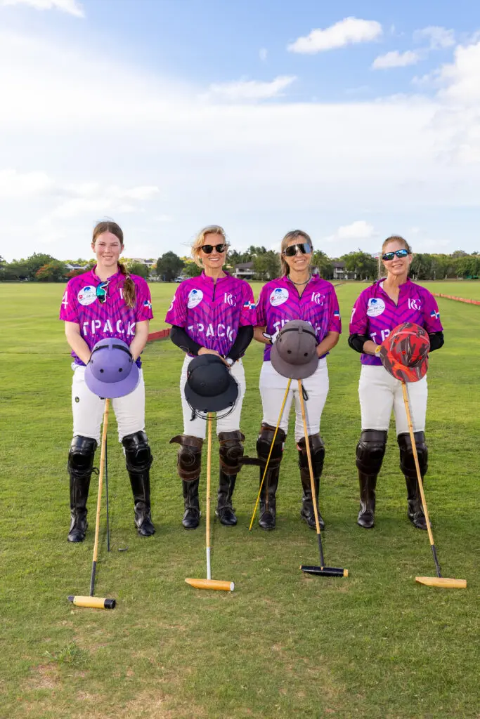 A team participating in the 2026 Ladies Polo Cup