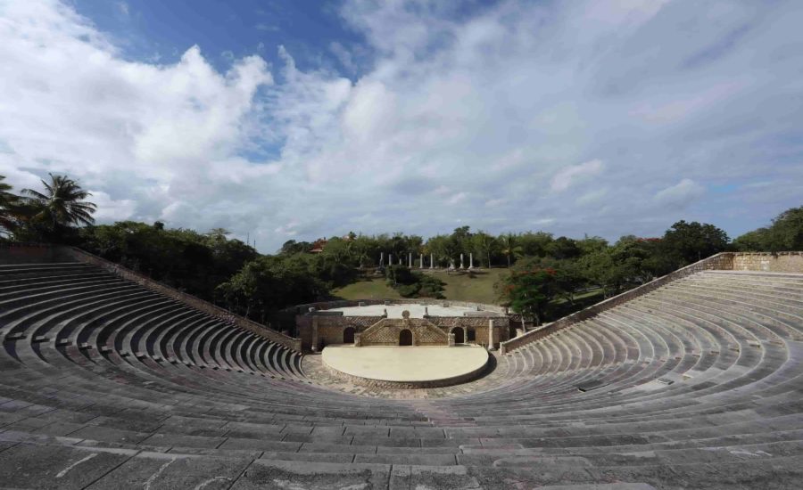 The Anfiteatro amphitheatre in Altos de Chavon, Dominican Republic.