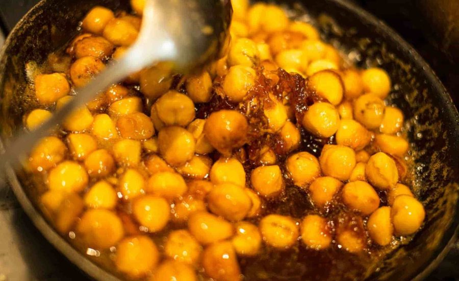 Chickpeas are one of the main ingredients in this locally-inspired Dominican recipe.