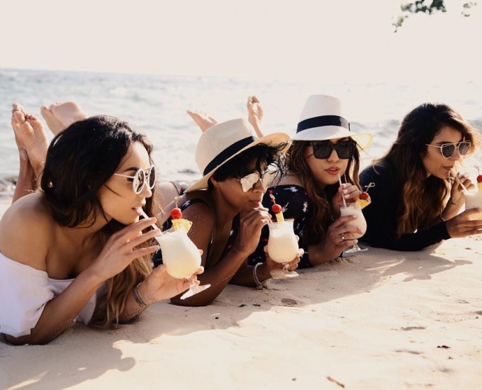 Sip piña coladas on the beach at Casa de Campo Resort. 