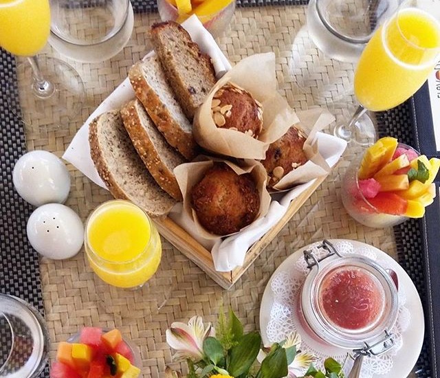 A delicious breakfast at one of our Dominican Republic restaurants.