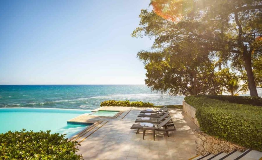 View from an oceanfront villa at Casa de Campo Resort. 