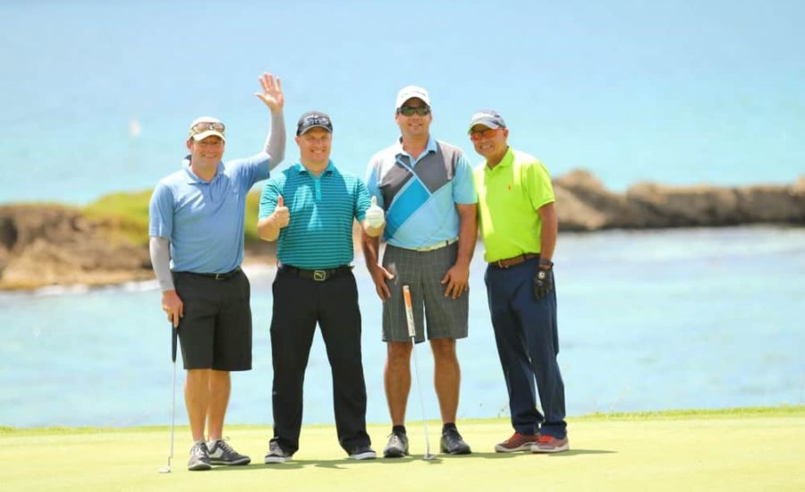 Friends Golfing