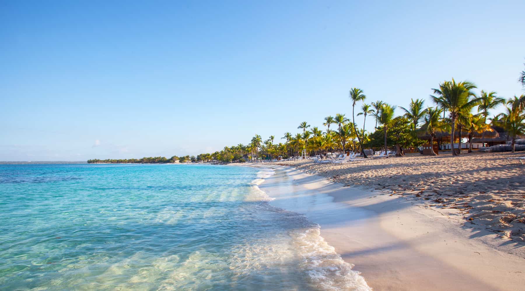 White-sand beaches in Casa de Campo