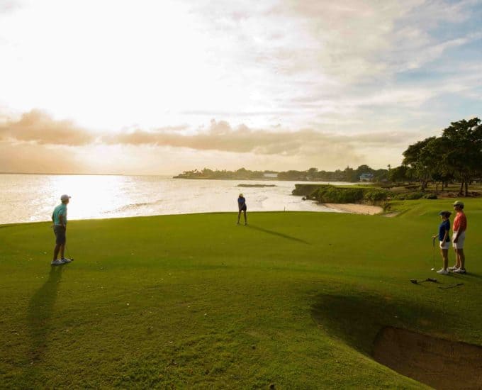 Golf Course and Oceanfront at Casa de Campo Resort & VIllas in the Dominican Republic