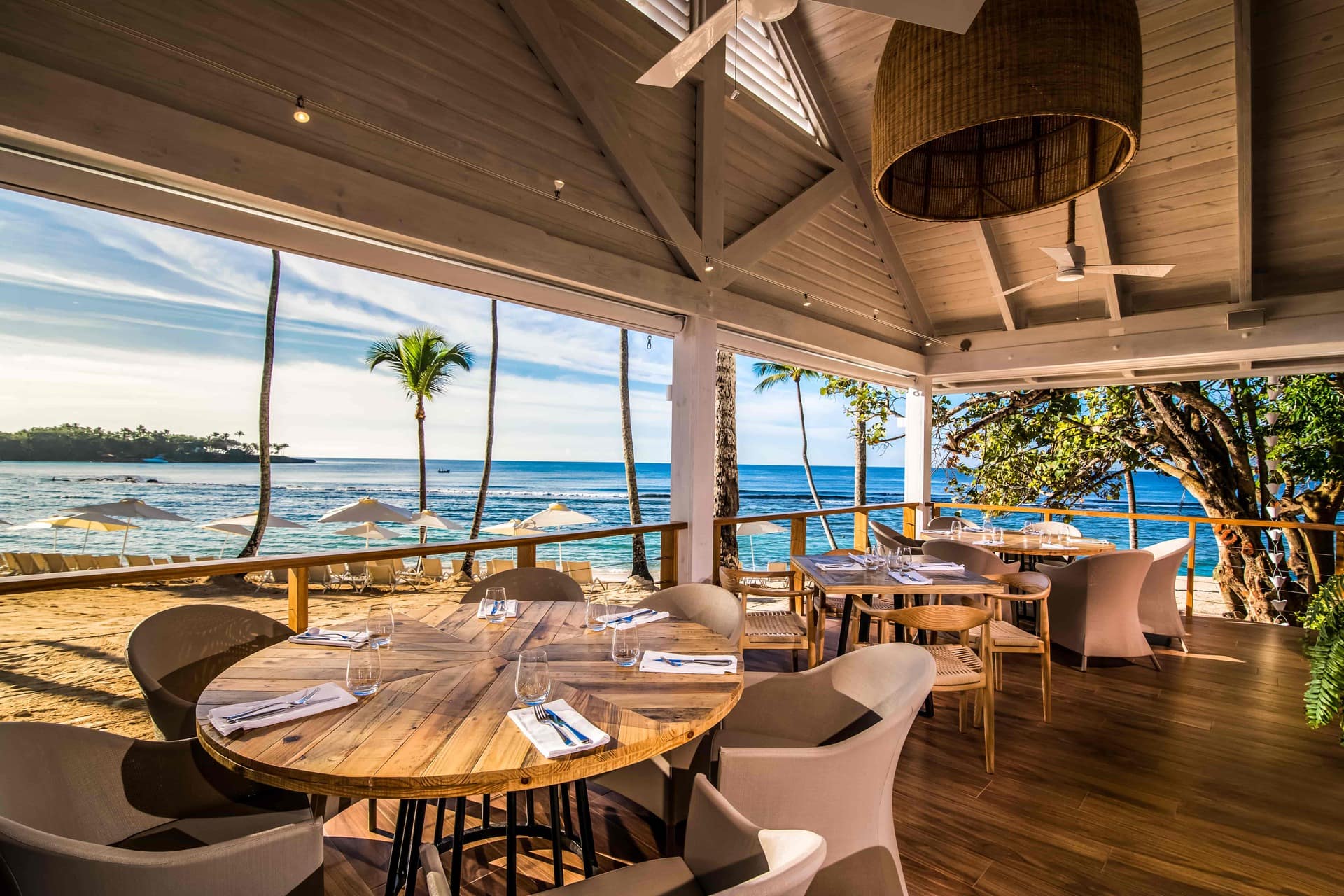 Minitas Beach Club Waterfront Dining at Casa de Campo Resort & Villas in the Dominican Republic