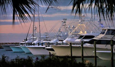 Casa de Campo Marina Sunset and Yachts in the Dominican Republic, La Romana