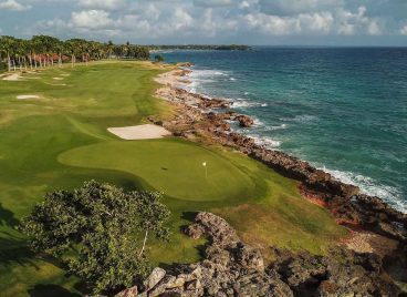 Coastline near the Teeth of the Dog golf course at Casa de Campo