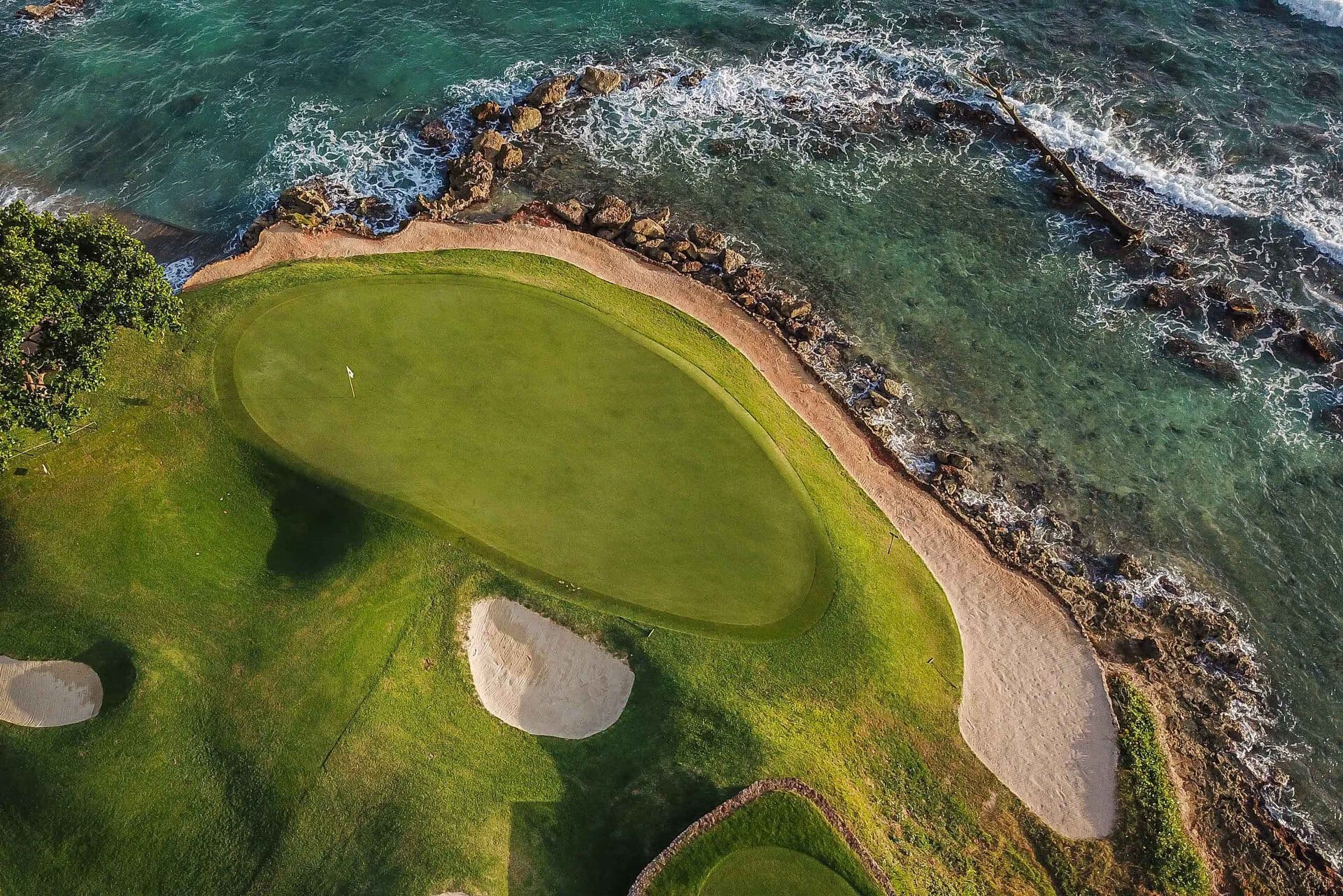 Aerial View of Teeth of the Dog®  Golf Course and Caribbean Coastline at Casa de Campo