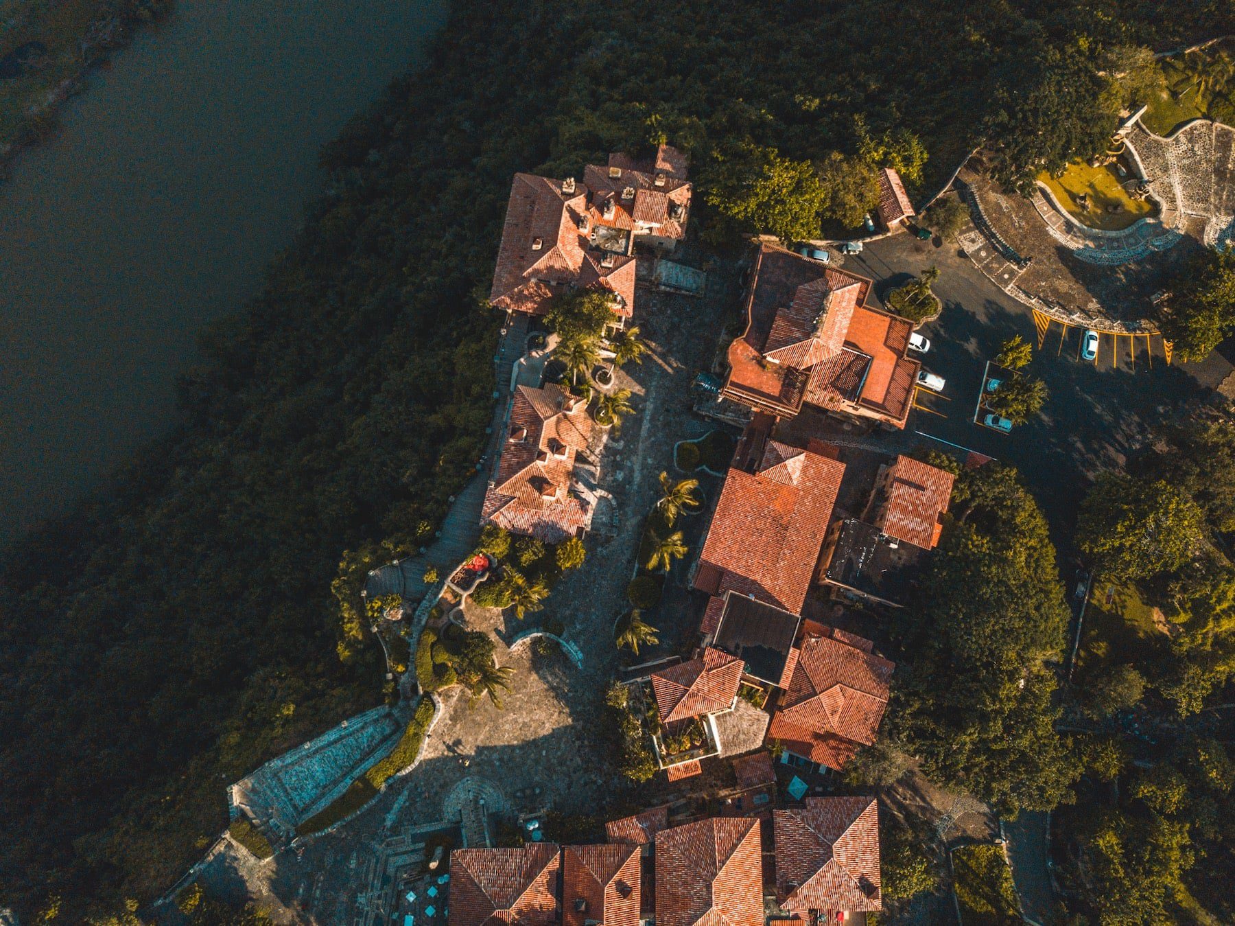 Aerial View of Altos de Chavon at Casa de Campo Resort & Villas