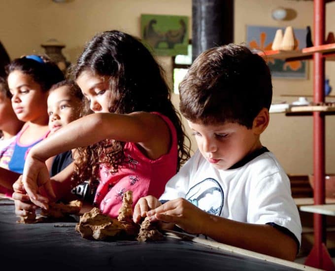 Children enjoying family activities in the Dominican Republic