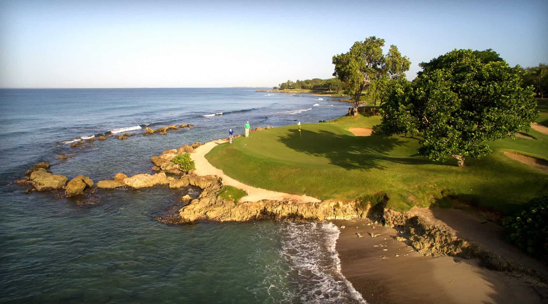 View of Teeth of the Dog hole 5 at Casa de Campo