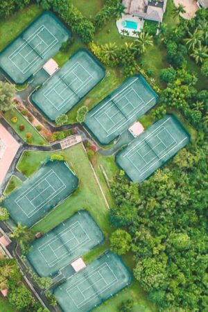 tennis-courts-casa-de-campo Casa de Campo's tennis courts in the Dominican Republic