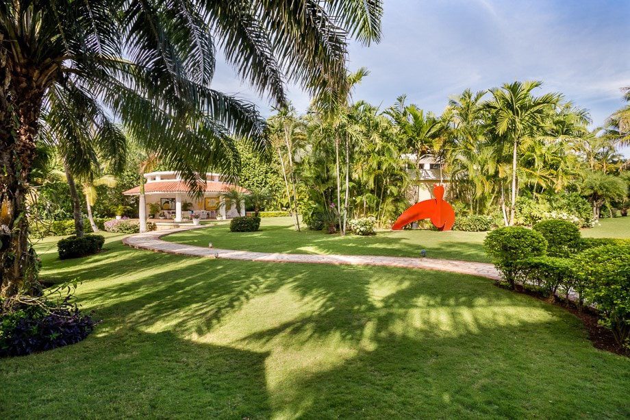 Cielo Azul Oceanfront Villa Outdoor Patio at Casa de Campo Resort & VIllas in The Dominican Republic.