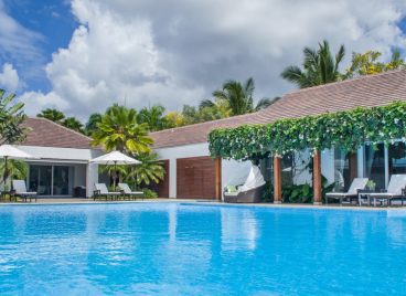 Casa de Campo Villa Exterior With Pool and Lounge Area