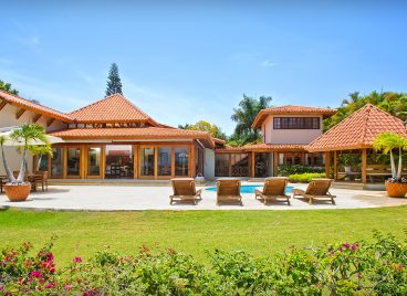 Luxury Dominican Republic Resort Private Villa Pool at Casa de Campo Resort and Villas.