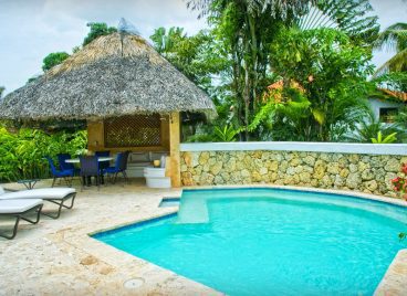 Casa de Campo Villa Exterior With Pool and Lounge Area