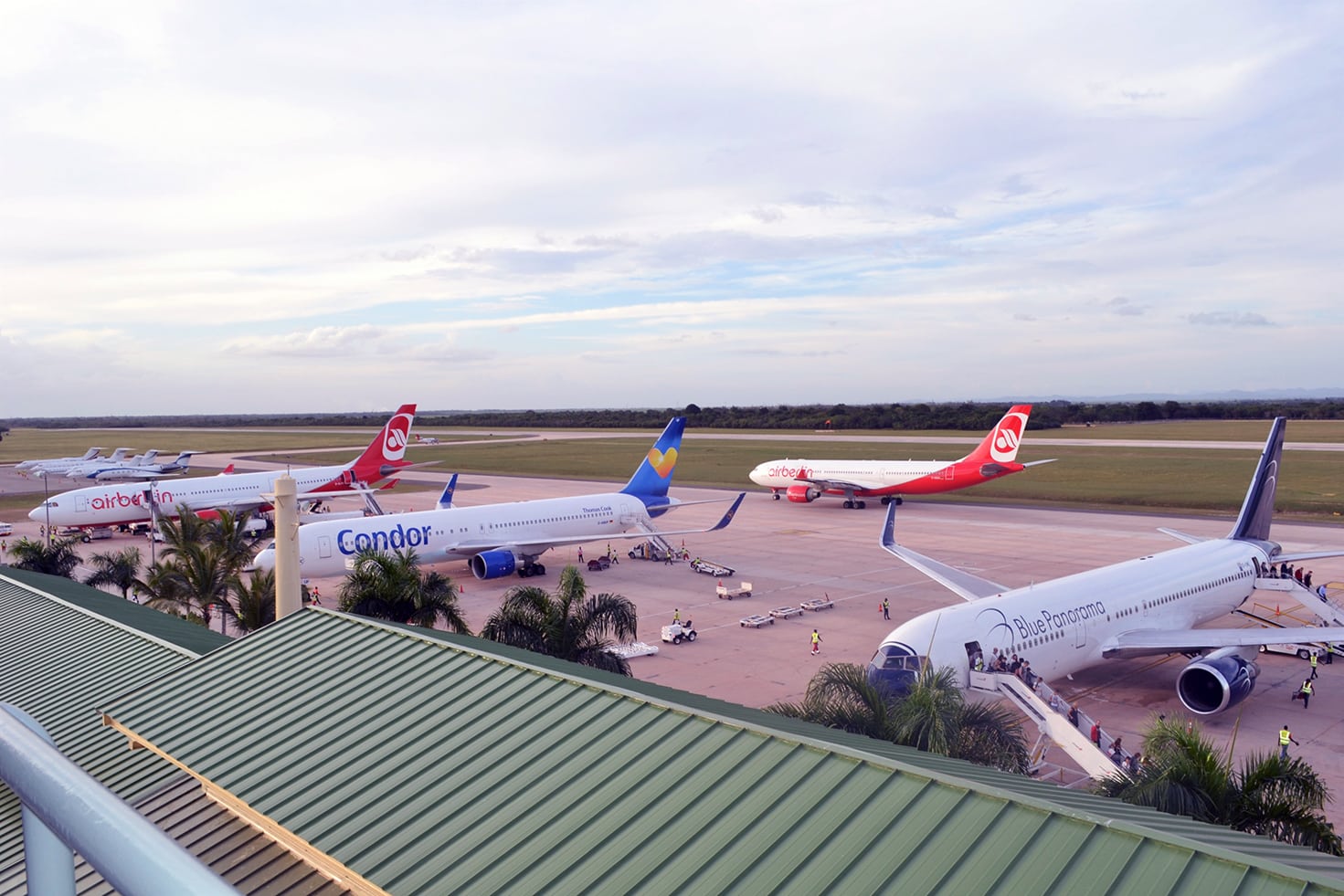 Airplanes at La Romana Port & Airport