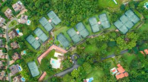 Casa de Campo's tennis courts in the Dominican Republic