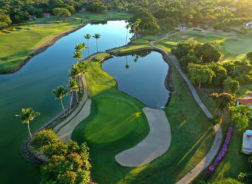 Aerial view of The Links course at Casa de Campo