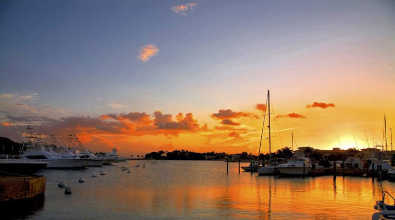 Casa de Campo Marina Sunset and Yachts in the Dominican Republic, La Romana