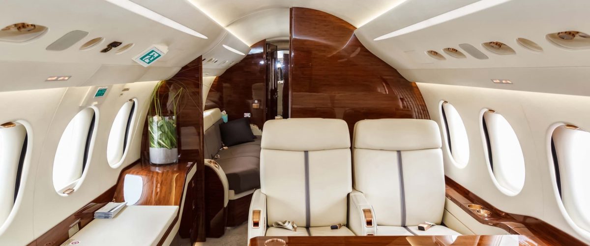 Private Jet Interior Private Jet Interior