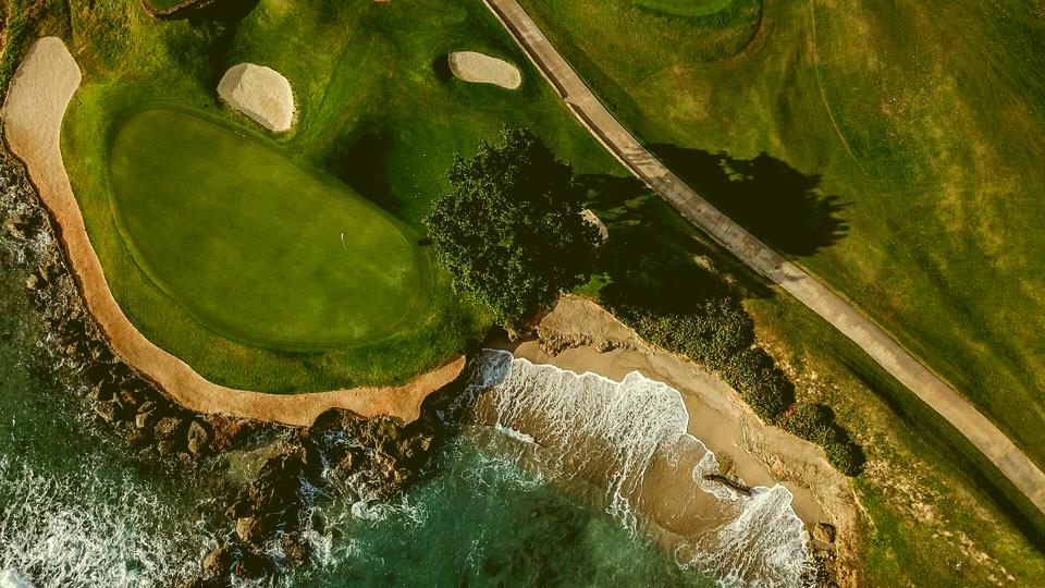 Teeth of the Dog®  aerial shot