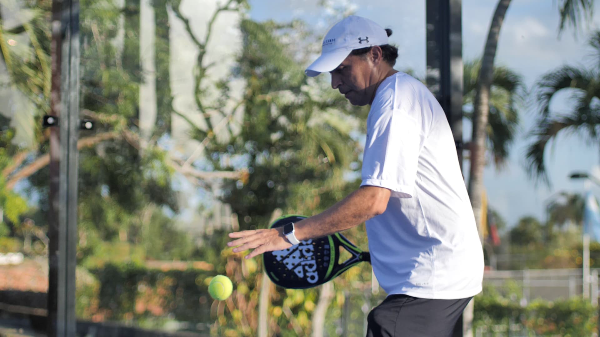 Padel player at Casa de Campo Resort & Villas