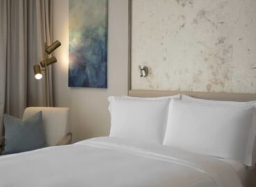 Luxurious bedding in our Premier Jr Suite at Casa de Campo Resort and Villas