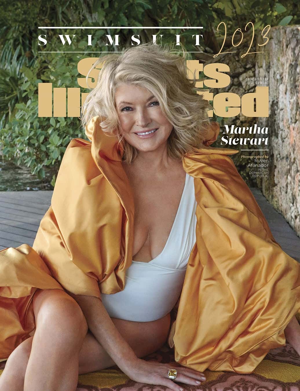 Magazine Cover of Martha Stewart at Casa de Campo