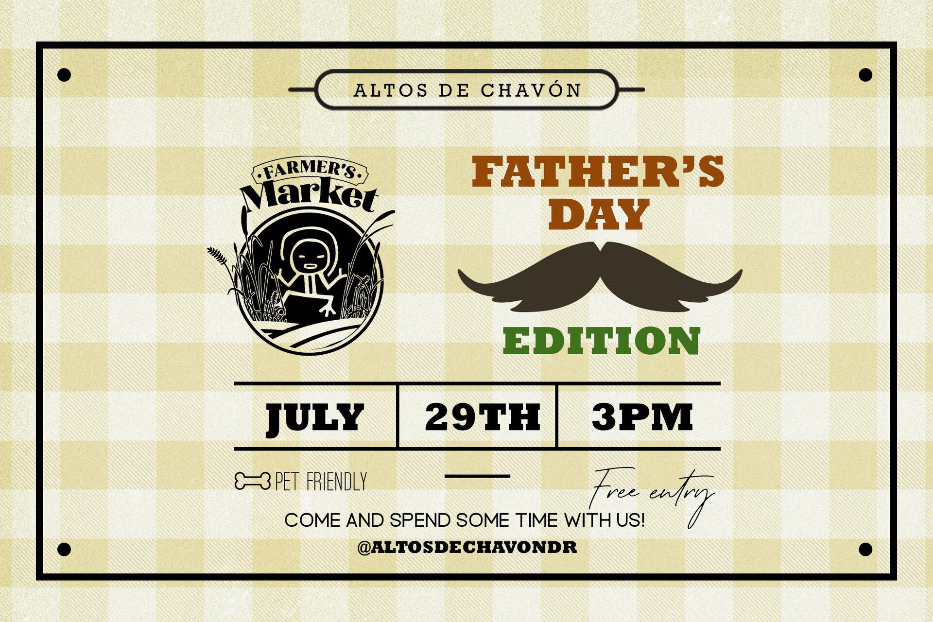 Chavón Farmer's Market Father´s Day Edition