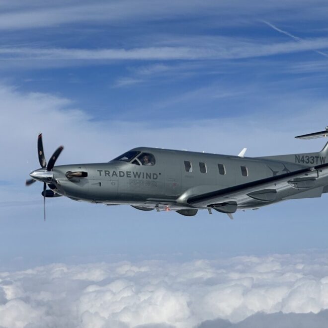 Tradewind Pilatus In-flight