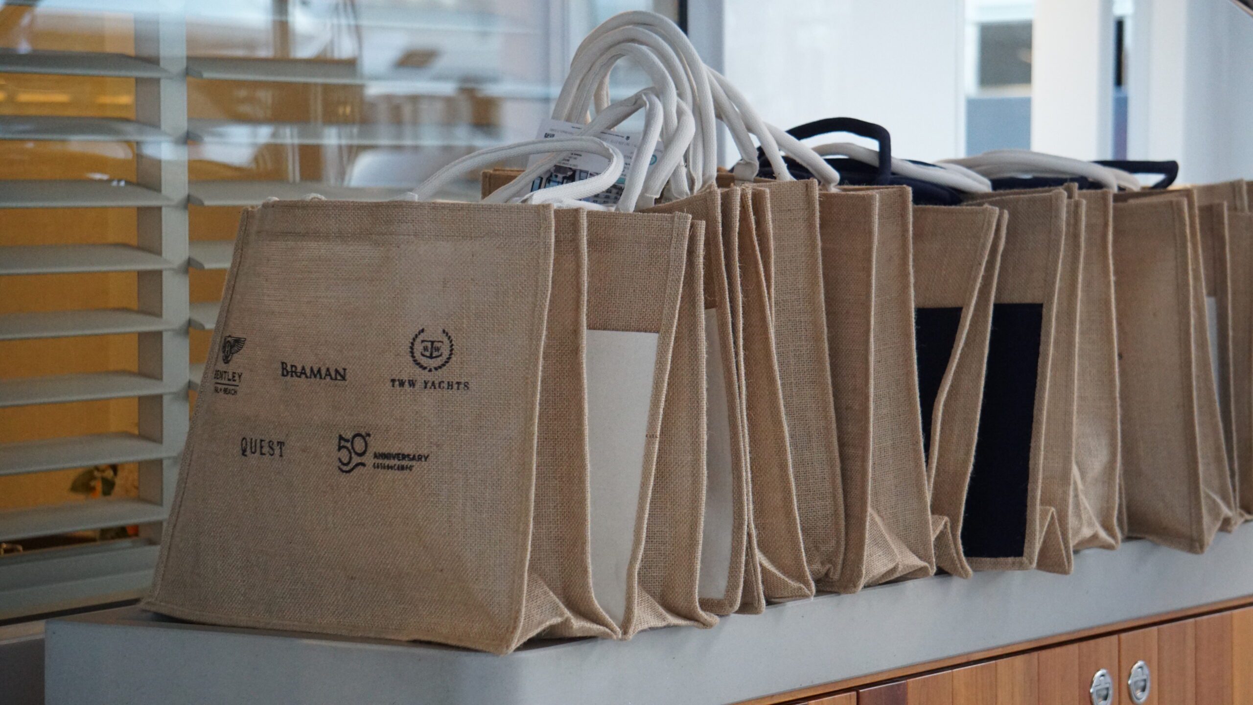 Bags- TWW Yachts- Palm Beach Boat International Show