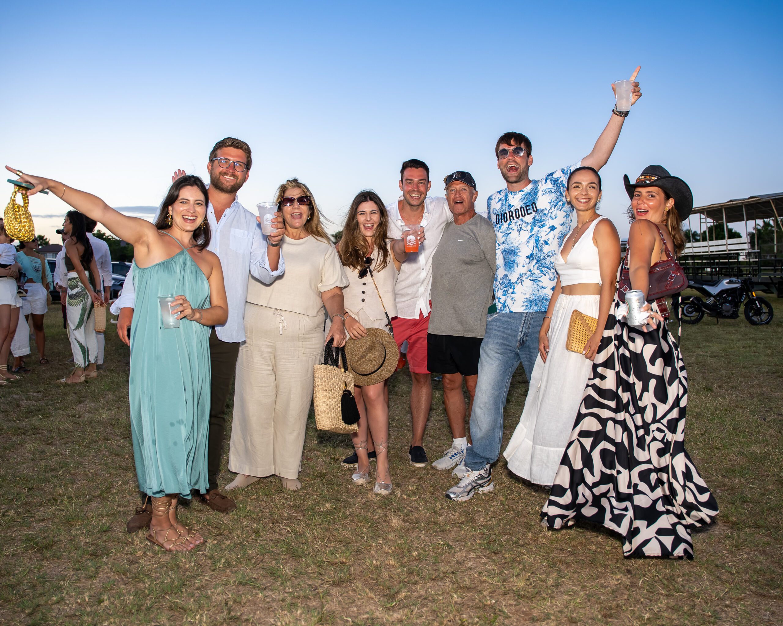 Resort attendees of the Casa de Campo Polo Challenge Final