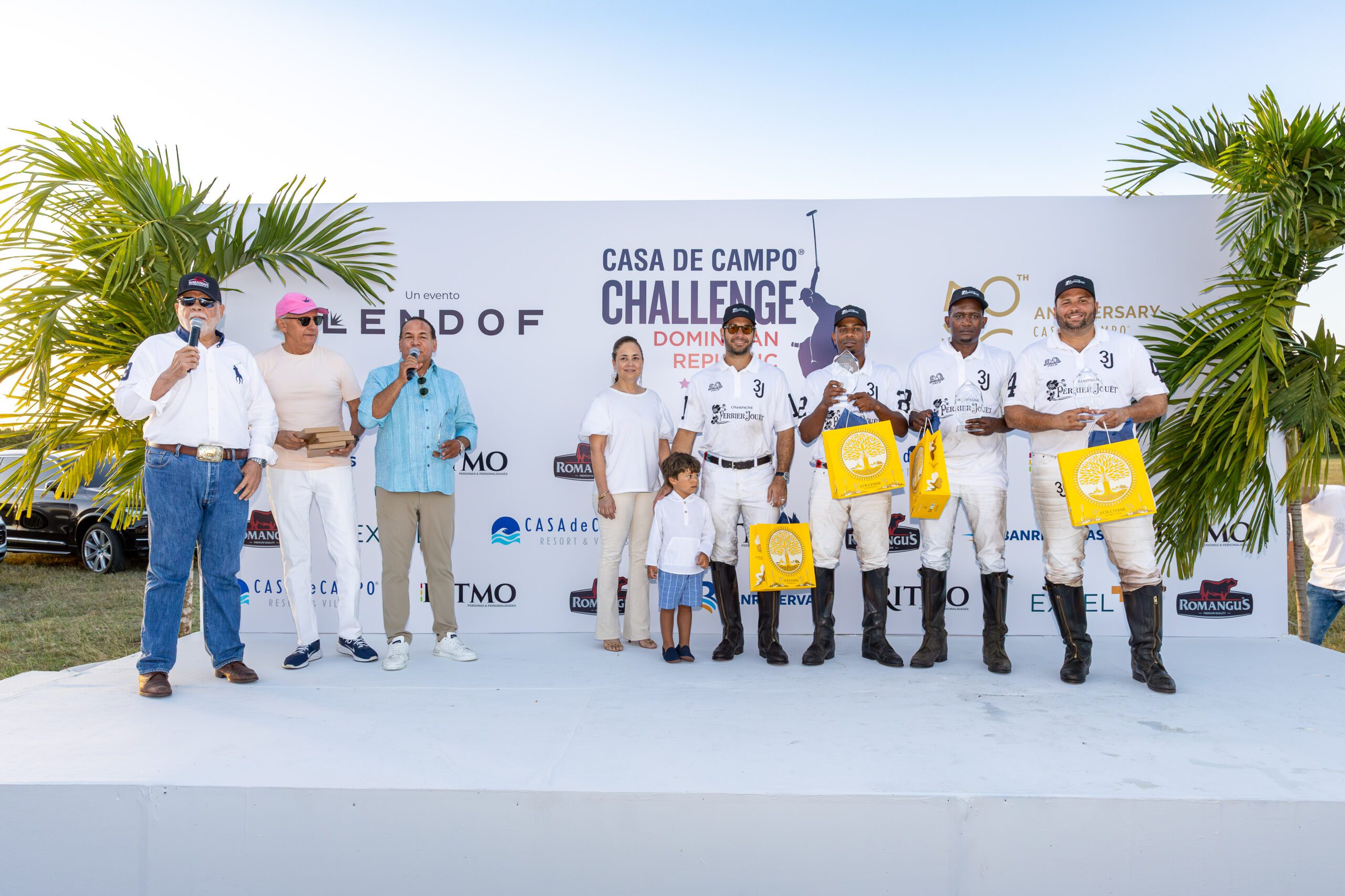 Participants and hosts of the 2025 Casa de Campo Polo Challenge Final