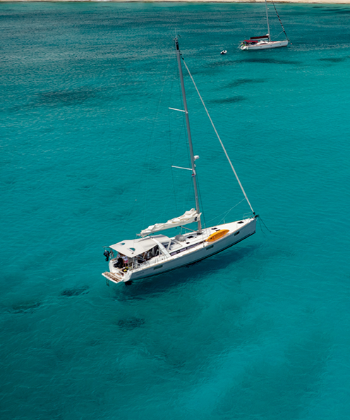 A boat in our Dominican Republic Marina